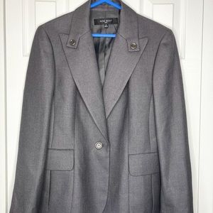 CLEARANCE! Pre Loved Nine West Suit Blazer Jacket for Women Gray size 8 EUC